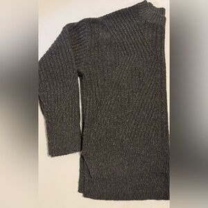 Simply Vera Vera Wang Charcoal Crewneck Sweater